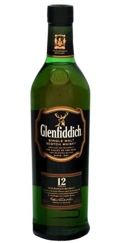 Whisky Glenfiddic Single Malt 12 Anni